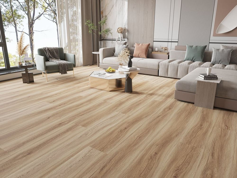 2.5mm Luxury Vinyl Tile (LVT) Straight Plank Glue Down Builder's Line Wide Planks