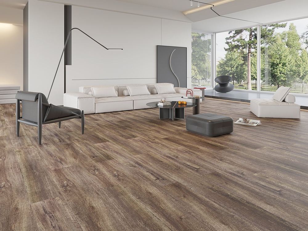 2.5mm Luxury Vinyl Tile (LVT) Straight Plank Glue Down Builder's Line Wide Planks