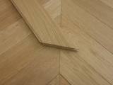 14mm Engineered Wood Chevron Click System Brushed Lacquered / Lac Modern Line Narrow Planks Mid Oak Classic - Image 1