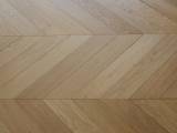 14mm Engineered Wood Chevron Click System Brushed Lacquered / Lac Modern Line Narrow Planks Mid Oak Classic - Image 3