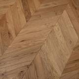 14mm Engineered Wood Chevron Click System Brushed Lacquered / Lac Modern Line Narrow Planks Mid Oak Classic - Image 3