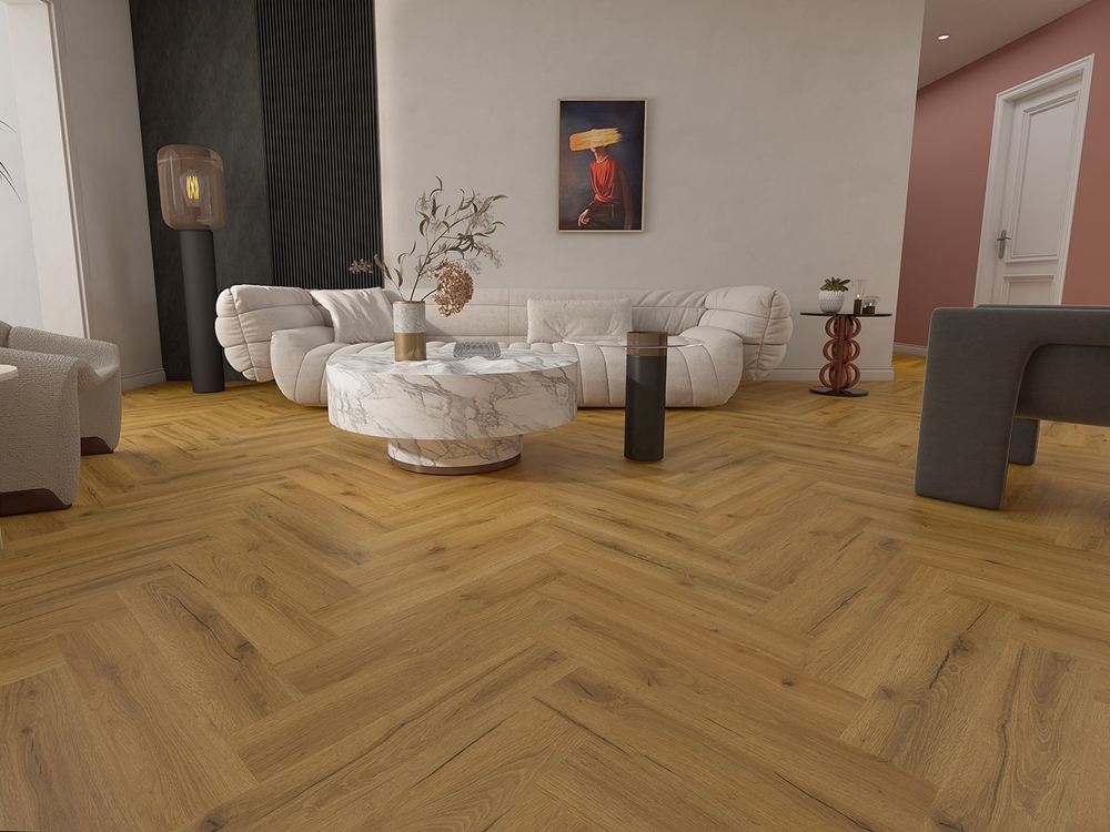 2.5mm Luxury Vinyl Tile (LVT) Herringbone Glue Down LVT Herringbone