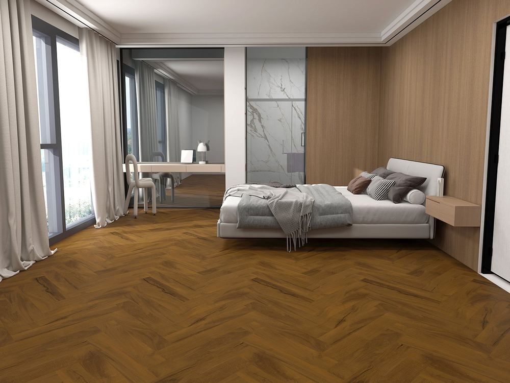 2.5mm Luxury Vinyl Tile (LVT) Herringbone Glue Down LVT Herringbone
