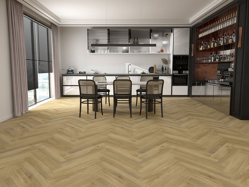 2.5mm Luxury Vinyl Tile (LVT) Herringbone Glue Down LVT Herringbone