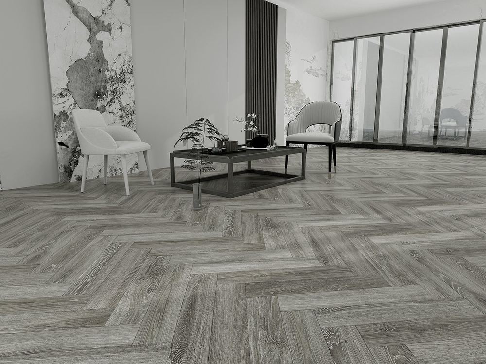 2.5mm Luxury Vinyl Tile (LVT) Herringbone Glue Down LVT Herringbone