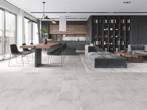 6.5mm SPC / Rigid Core Vinyl Tile / Staggered Click System Tile Effect Wide Planks