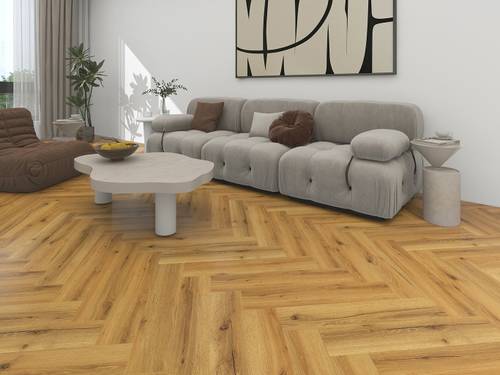 6.5mm SPC / Rigid Core Vinyl Herringbone Click System Herringbone