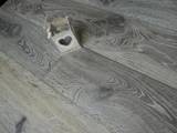 15mm Engineered Wood Straight Plank Tongue & Groove Brushed Distressed Heritage Collection Wide Planks Cool Mid Grey - Image 4