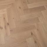 14mm Engineered Wood Herringbone Click System Classic Invisible Lacquered / Lac Modern Line Mid Oak Light - Image 4