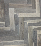 10mm Engineered Wood Herringbone Tongue & Groove Mystic Grey Smoked / Double Smoked Brushed 10mm Herringbone Narrow Planks Mid Oak Light - Image 3