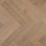 14mm Engineered Wood Herringbone Tongue & Groove Invisible Lacquered / Lac Modern Line Mid Oak Light - Image 2