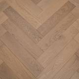 14mm Engineered Wood Herringbone Tongue & Groove Invisible Lacquered / Lac Modern Line Mid Oak Light - Image 3