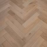 14mm Engineered Wood Herringbone Tongue & Groove Classic Unfinished Modern Line Mid Oak Light - Image 2