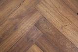 14mm Engineered Wood Herringbone Tongue & Groove Antique Modern Line Mid Oak Rich - Image 5