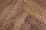 14mm Engineered Wood Herringbone Tongue & Groove Antique Modern Line Mid Oak Rich - Image 7