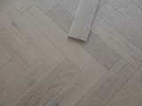 14mm Engineered Wood Herringbone Tongue & Groove Oiled Modern Line Pale/White - Image 1