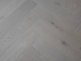 14mm Engineered Wood Herringbone Tongue & Groove Oiled Modern Line Pale/White - Image 2