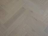 14mm Engineered Wood Herringbone Tongue & Groove Oiled Modern Line Pale/White - Image 3