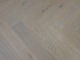 14mm Engineered Wood Herringbone Tongue & Groove Oiled Modern Line Pale/White - Image 4