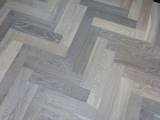 14mm Engineered Wood Herringbone Click System UV Oiled Project Line Narrow Planks Cool Mid Grey - Image 4
