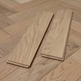 14mm Engineered Wood Herringbone Tongue & Groove Classic Invisible Lacquered / Lac Modern Line Narrow Planks Mid Oak Light - Image 1
