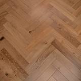 14mm Engineered Wood Herringbone Tongue & Groove Lacquered / Lac Modern Line Narrow Planks Mid Oak Classic - Image 2