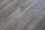 14mm Engineered Wood Straight Plank Tongue & Groove Grey Brushed Lacquered / Lac Trade Smart Collection Wide Planks - Image 8