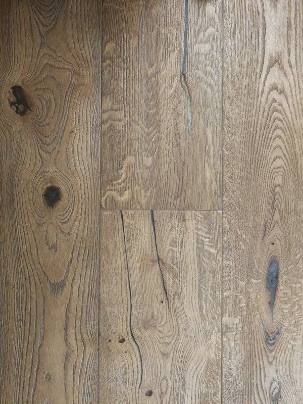 14mm Engineered Wood Straight Plank Tongue & Groove Bronx Antique Hard-Wax Oiled Heritage Collection Wide Planks Mid Oak Light