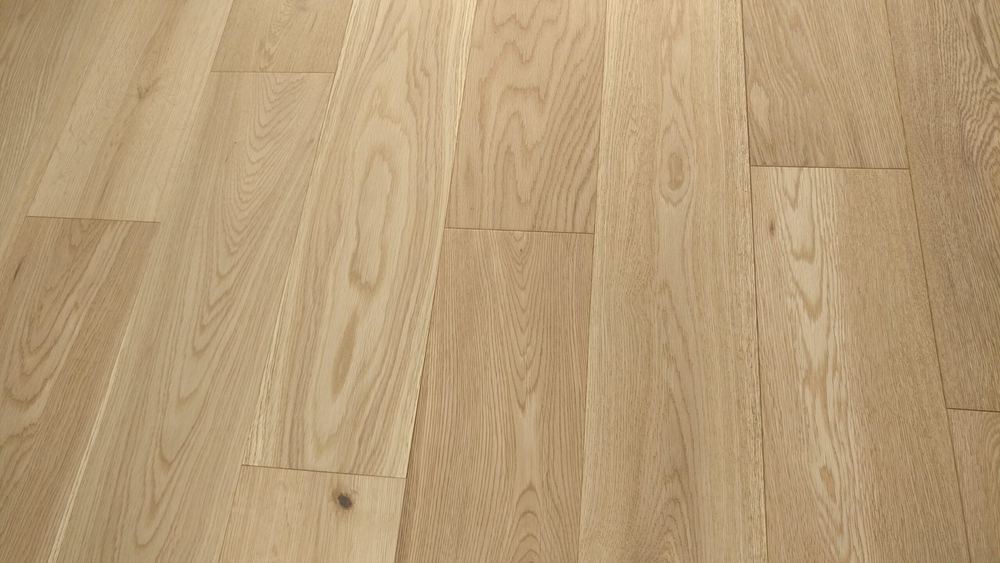 14mm Engineered Wood Straight Plank Tongue & Groove Brushed UV Oiled Builder's Line Dark Brown