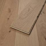 14mm Engineered Wood Straight Plank Tongue & Groove Classic Invisible Lacquered / Lac Master Line Mid Oak Light - Image 1