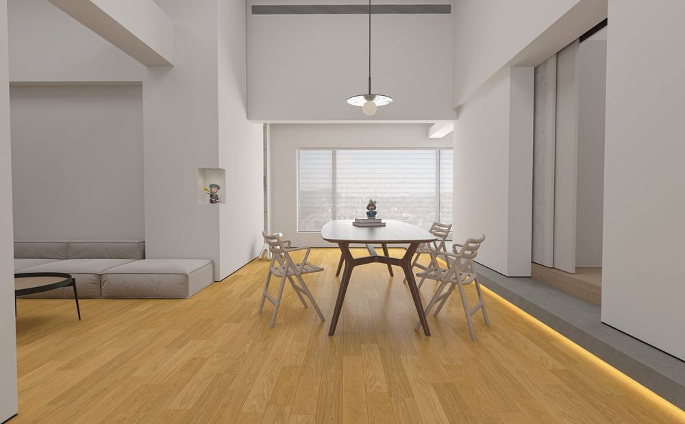 14mm Engineered Wood Straight Plank Tongue & Groove Natural Classic Oiled Builder's Line Mid Oak Light