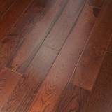 14mm Engineered Wood Straight Plank Tongue & Groove Walnut Colour Lacquered / Lac Builder's Line Mid Oak Rich - Image 4