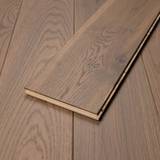 14mm Engineered Wood Straight Plank Tongue & Groove Classic Oiled Smoked / Double Smoked Master Line Pale/White - Image 1