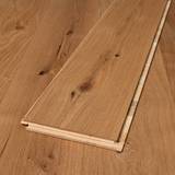 14mm Engineered Wood Straight Plank Click System Brushed Classic Lacquered / Lac Master Lock Wide Planks Mid Oak Classic - Image 1