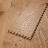 14mm Engineered Wood Straight Plank Tongue & Groove Brushed Classic Oiled Master Line Wide Planks Mid Oak Classic - Image 1