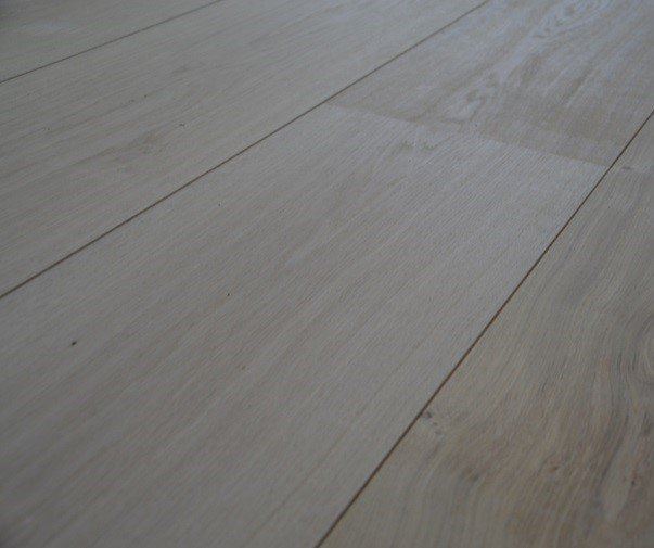 14mm Engineered Wood Straight Plank Tongue & Groove Unfinished Unfinished Flooring Wide Planks Mid Oak Light