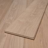 15mm Engineered Wood Straight Plank Click System Classic Unfinished Unfinished Flooring Wide Planks Mid Oak Light - Image 1