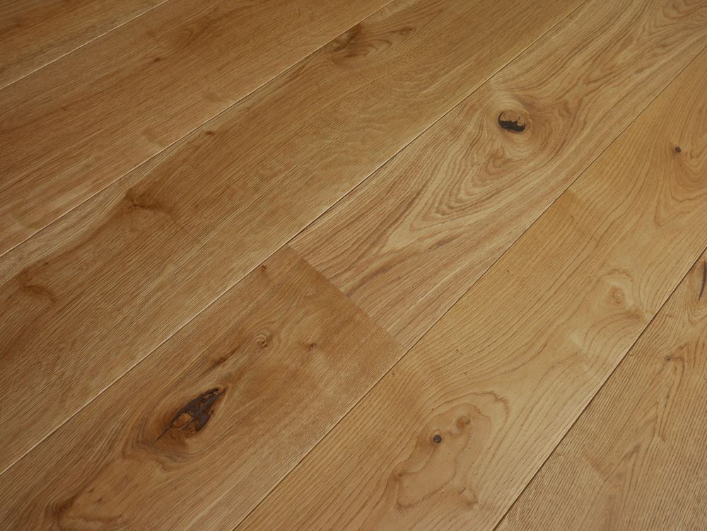 20mm Engineered Wood Straight Plank Tongue & Groove Brushed Oiled Trade Smart Collection Wide Planks