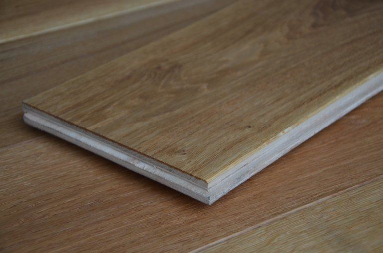 20mm Engineered Wood Straight Plank Tongue & Groove Brushed Oiled London Line Wide Planks Mid Oak Classic
