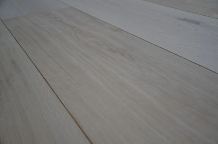 20mm Engineered Wood Straight Plank Click System Classic Unfinished Unfinished Flooring Wide Planks Cool Mid Grey