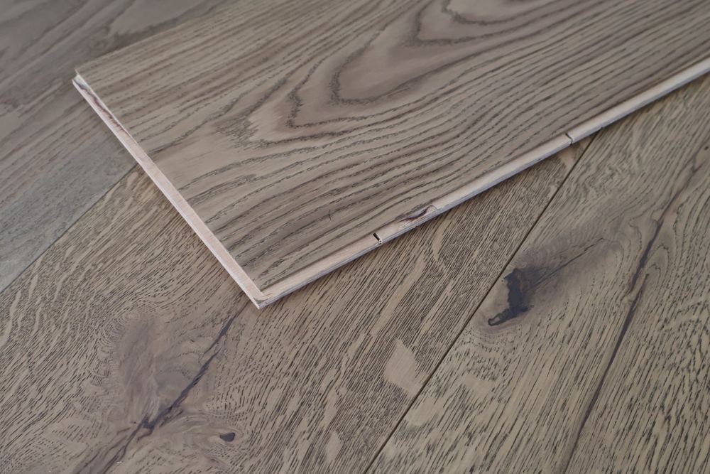 15mm Engineered Wood Straight Plank Tongue & Groove Classic Oiled Smoked / Double Smoked Prestige Collection Wide Planks Mid Oak Classic