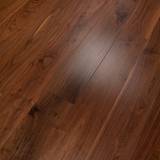 20mm Engineered Wood Straight Plank Tongue & Groove Walnut Lacquered / Lac Prestige Collection Wide Planks Dark Brown - Image 2