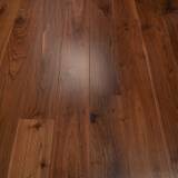 20mm Engineered Wood Straight Plank Tongue & Groove Walnut Lacquered / Lac Prestige Collection Wide Planks Dark Brown - Image 4