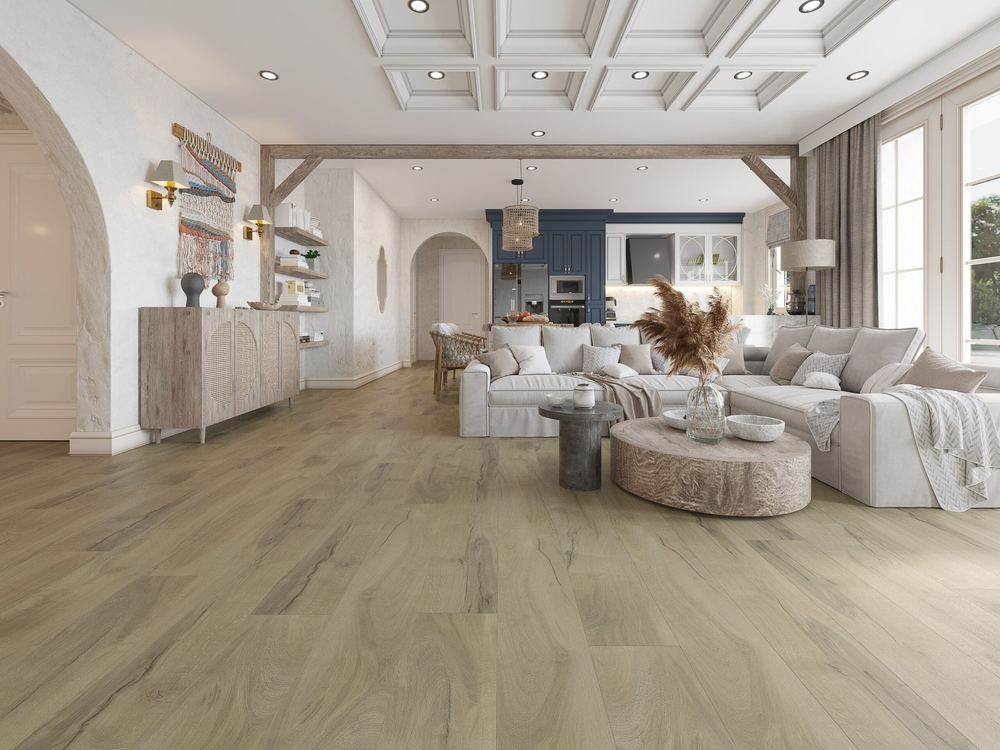 6.5mm SPC / Rigid Core Vinyl Straight Plank Click System Wood Line Wide Planks