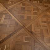 20mm Engineered Wood Versailles Tongue & Groove Brushed Classic Lacquered / Lac Premium Collection (Versailles Panel) Wide Planks Mid Oak Classic - Image 2