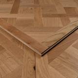 20mm Engineered Wood Versailles Tongue & Groove Brushed Classic Lacquered / Lac Premium Collection (Versailles Panel) Wide Planks Mid Oak Classic - Image 1